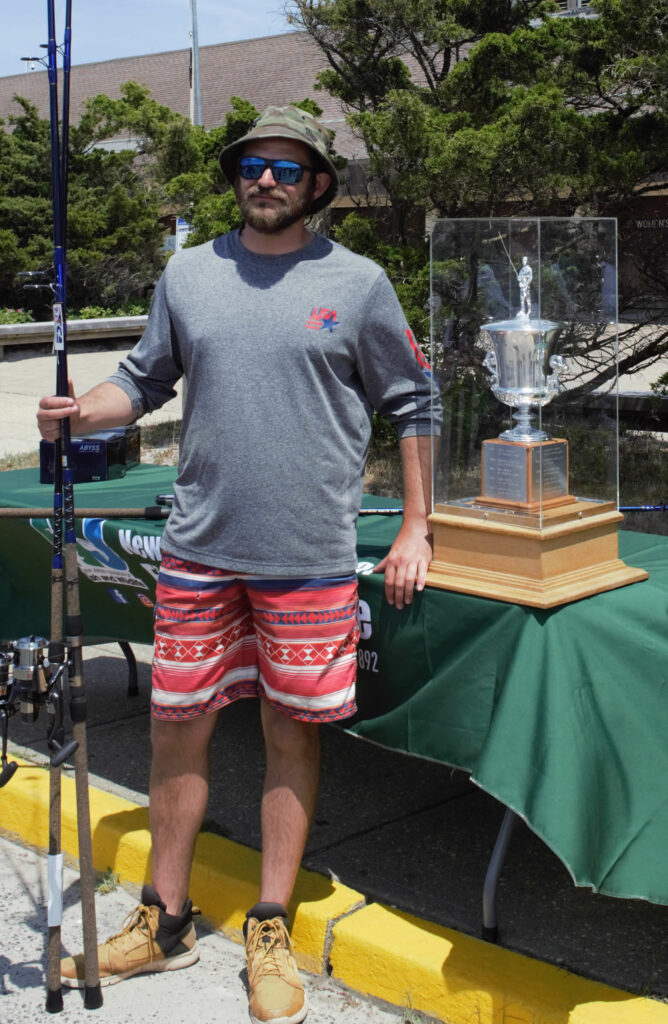 Tyler Bender with Governor's Cup