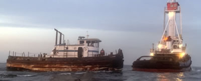 Tugboat to be deployed on Manasquan Reef