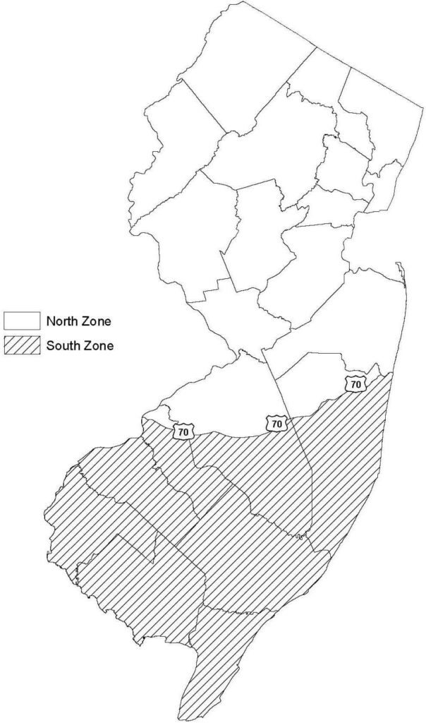 NJ Woodcock Hunting Zones