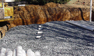 Construction of alternate septic system