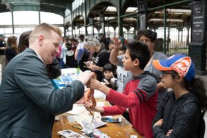 DEP PHOTO/Environmental Commissioner Shawn M. LaTourette attending DEP Earth Day event at Liberty State Park in 2022