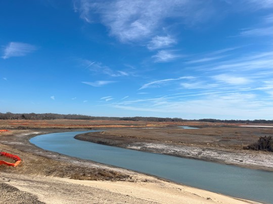 Picture11-fev2025 Completed excavation of the mainstem of Pond Creek – February 2025