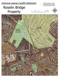 Aerial view of Roselin Bridge property