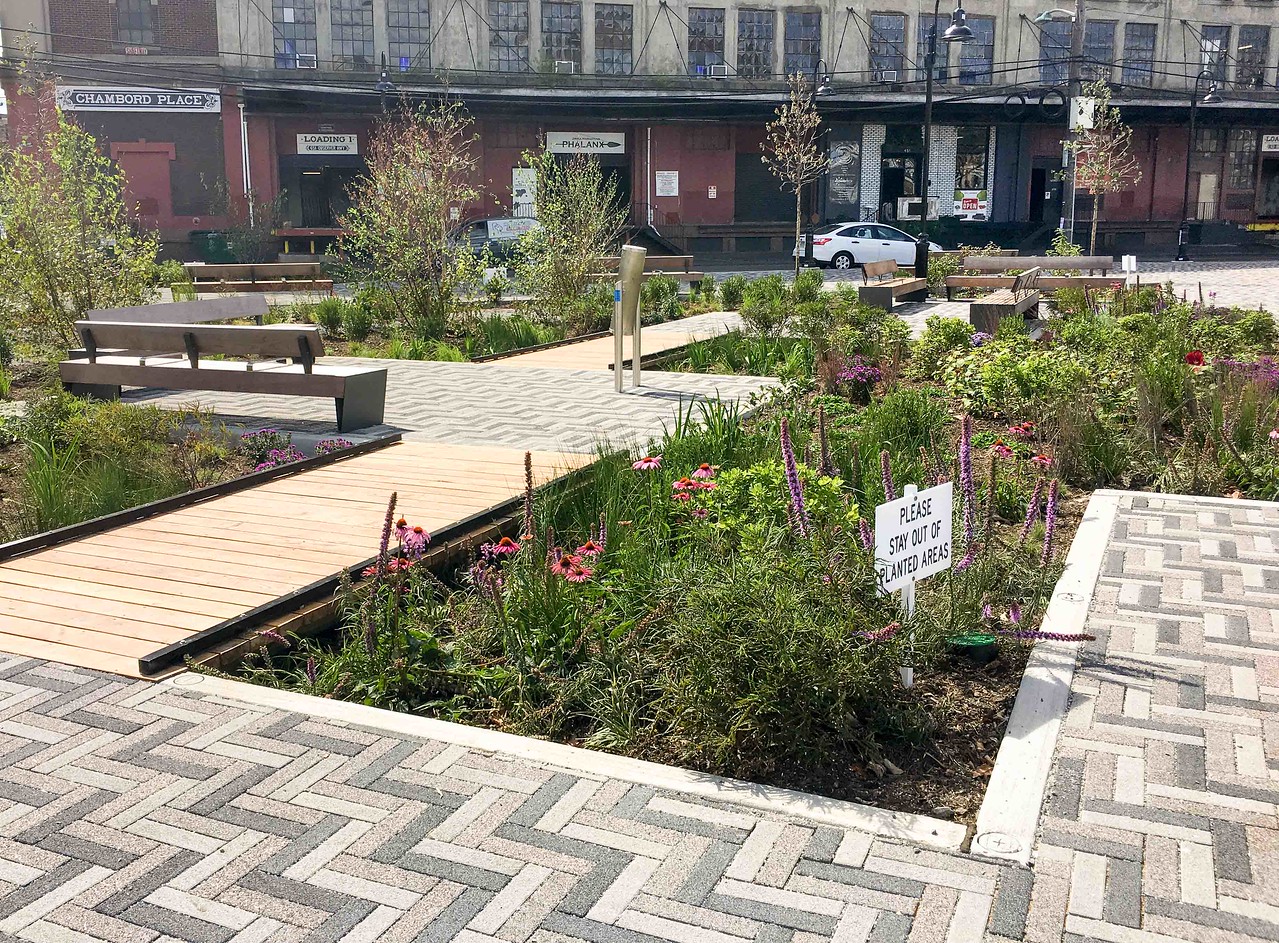 Hoboken City Rain Garden